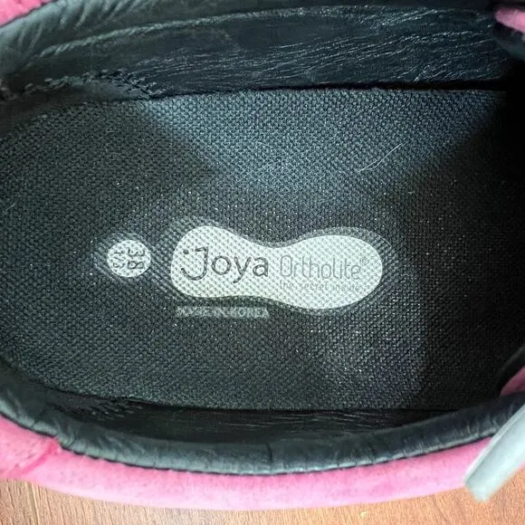 Joya Ortholite Athena Fig Pink Burgundy Athletic Walking Shoes Womens Sz 38