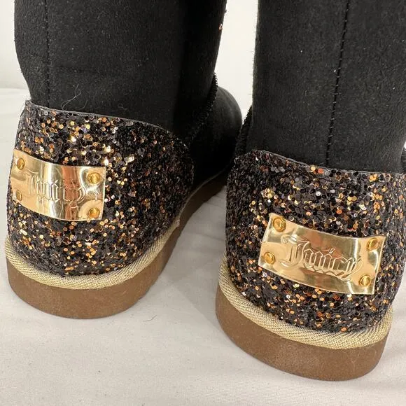 Juicy Couture Girls Coronado 2 Fashion Suede Snow Boots Junior Size 3