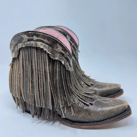 Junk Gypsy Women’s Spitfire Fashion Booties - Snip Toe (Size 6.5)