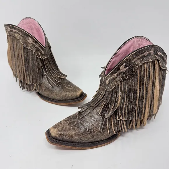 Junk Gypsy Women’s Spitfire Fashion Booties - Snip Toe (Size 6.5)