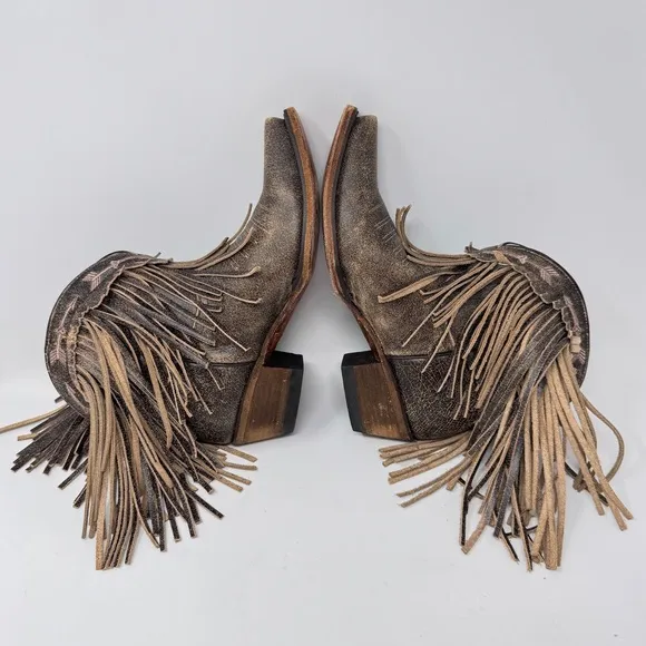 Junk Gypsy Women’s Spitfire Fashion Booties - Snip Toe (Size 6.5)