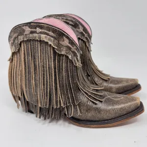Junk Gypsy Women’s Spitfire Fashion Booties - Snip Toe (Size 6.5)