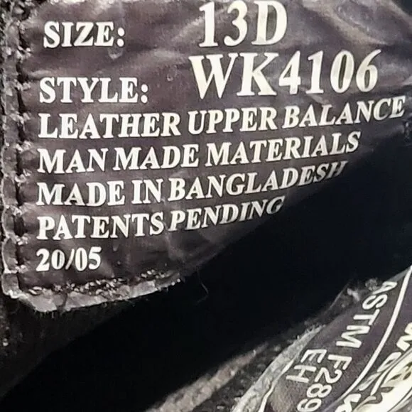 Justin Camo/ Leather Western Work Boots