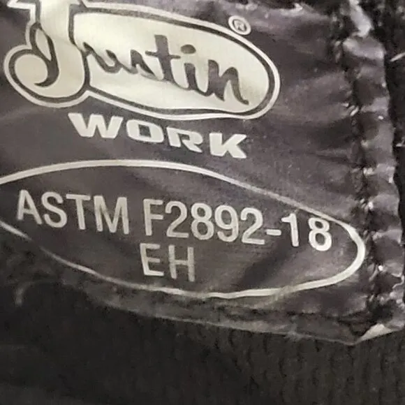 Justin Camo/ Leather Western Work Boots