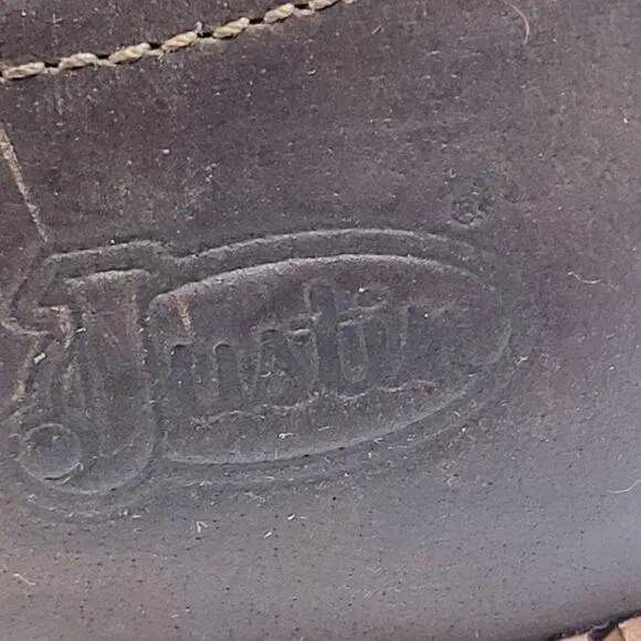 Justin Camo/ Leather Western Work Boots