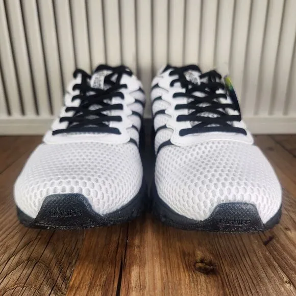 K-Swiss Tubes Comfort 200 07112-104 Mens Sz 7.5 White Black Sport Sneakers Shoes