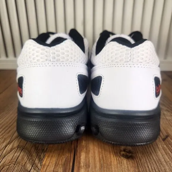 K-Swiss Tubes Comfort 200 07112-104 Mens Sz 7.5 White Black Sport Sneakers Shoes
