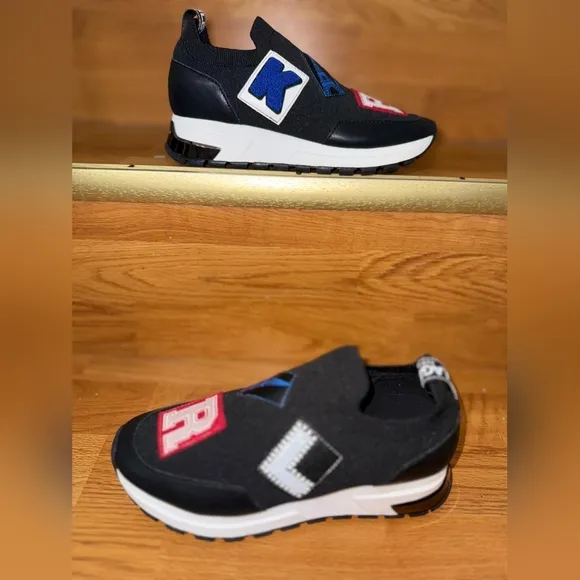 Karl Lagerfeld Paris NEW women’s athletic shoes. Comfortable slip on, size 8