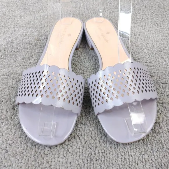 Kate Spade New York Fonteyn Sandals Womens Size 7 Shoes Slip On Flats Lavender