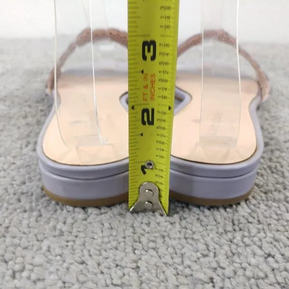 Kate Spade New York Fonteyn Sandals Womens Size 7 Shoes Slip On Flats Lavender