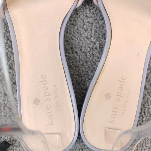 Kate Spade New York Fonteyn Sandals Womens Size 7 Shoes Slip On Flats Lavender