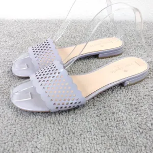 Kate Spade New York Fonteyn Sandals Womens Size 7 Shoes Slip On Flats Lavender