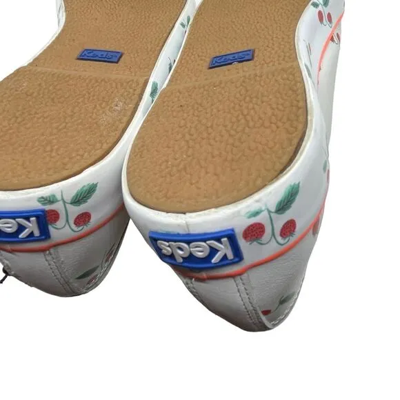 Keds Strawberries Sneakers White Size 10 M Women's Rifle Paper Co. Kickstart