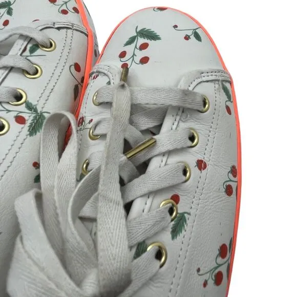 Keds Strawberries Sneakers White Size 10 M Women's Rifle Paper Co. Kickstart