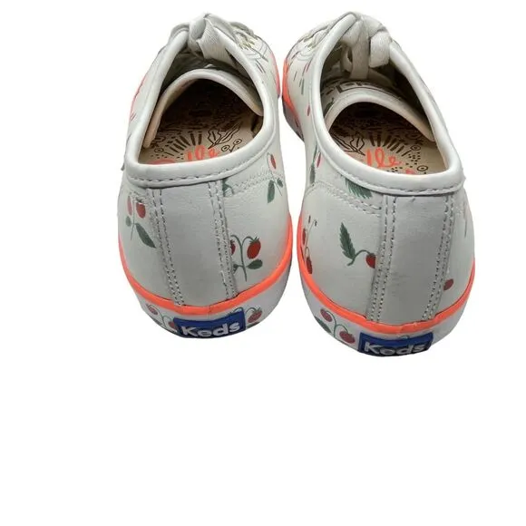 Keds Strawberries Sneakers White Size 10 M Women's Rifle Paper Co. Kickstart
