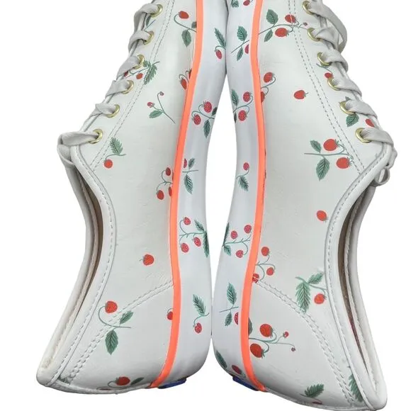 Keds Strawberries Sneakers White Size 10 M Women's Rifle Paper Co. Kickstart