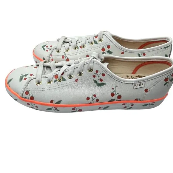 Keds Strawberries Sneakers White Size 10 M Women's Rifle Paper Co. Kickstart