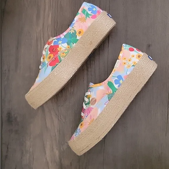 Keds x Rifle Paper Co Sicily Floral Platform Espadrille Sneaker - 7