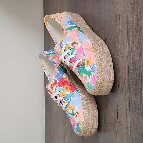 Keds x Rifle Paper Co Sicily Floral Platform Espadrille Sneaker - 7