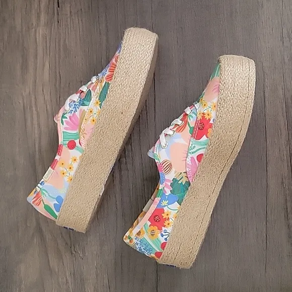 Keds x Rifle Paper Co Sicily Floral Platform Espadrille Sneaker - 7