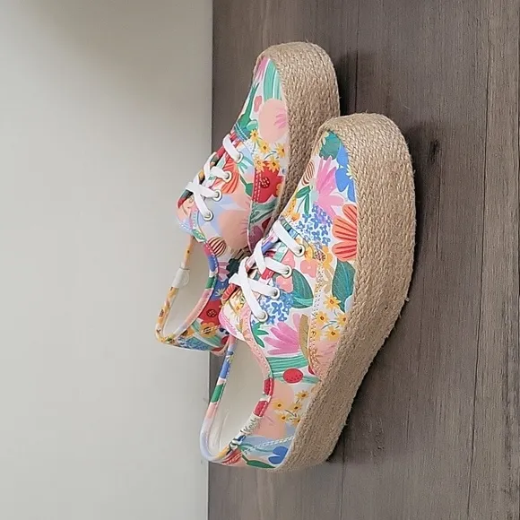 Keds x Rifle Paper Co Sicily Floral Platform Espadrille Sneaker - 7