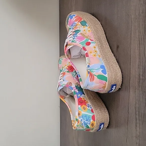 Keds x Rifle Paper Co Sicily Floral Platform Espadrille Sneaker - 7