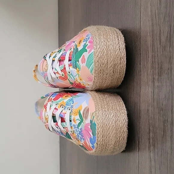 Keds x Rifle Paper Co Sicily Floral Platform Espadrille Sneaker - 7