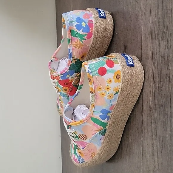 Keds x Rifle Paper Co Sicily Floral Platform Espadrille Sneaker - 7