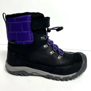 KEEN Big Kids' Greta Waterproof Boots Black, Girls' Size 3 M