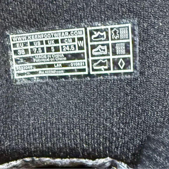 Keen Black and Gray Hiking Boots