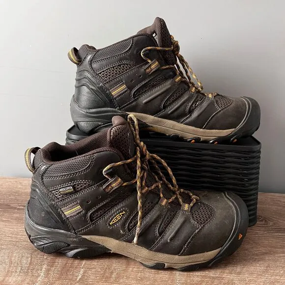 Keen Dry Men’s Steel Toe Utility Waterproof Work Boots ASTM F2413-18 Sz 11D