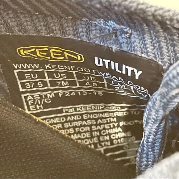 Keen Flint II Sport Utility Shoes Carbon Fiber Toe Navy Gray Women 7