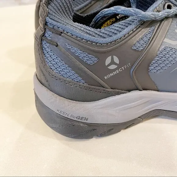 Keen Flint II Sport Utility Shoes Carbon Fiber Toe Navy Gray Women 7