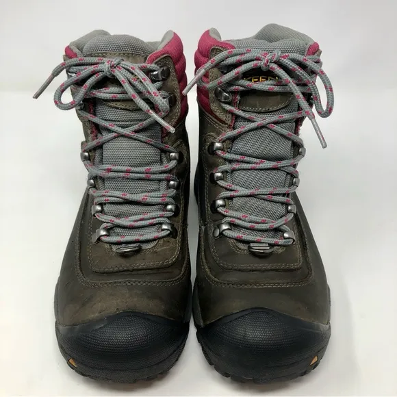 Keen Revel II Hiking Boots Waterproof Nubuck Leather Snowboots 200g Insulation