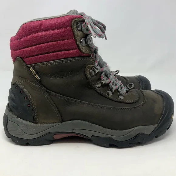 Keen Revel II Hiking Boots Waterproof Nubuck Leather Snowboots 200g Insulation