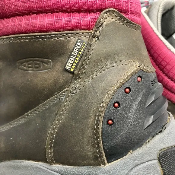 Keen Revel II Hiking Boots Waterproof Nubuck Leather Snowboots 200g Insulation