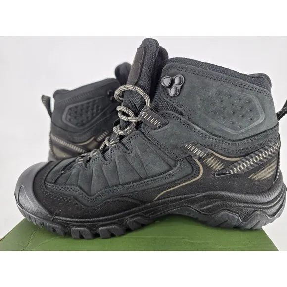 Keen Targhee IV MID Waterproof Hiking Boots Men's Size 7.5 - Triple Black