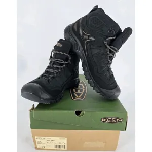 Keen Targhee IV MID Waterproof Hiking Boots Men's Size 7.5 - Triple Black