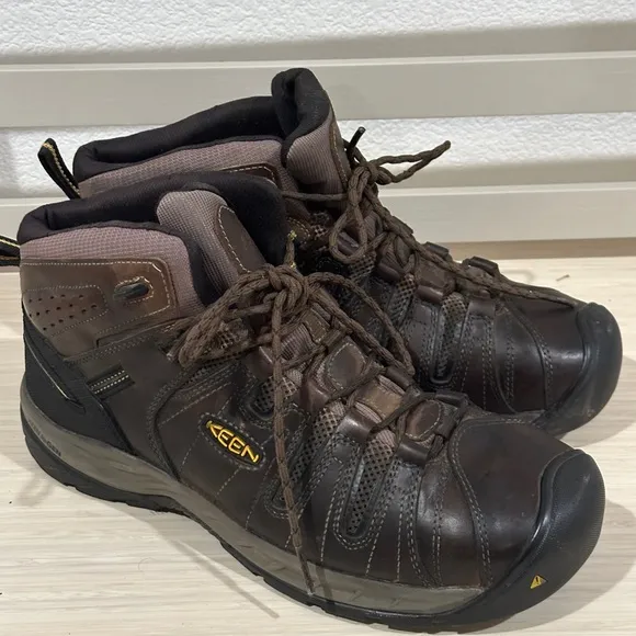 KEEN UTILITY Men’s‎ Size 13EE Lansing Mid Steel Toe WP Work Boot