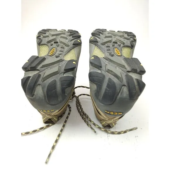 KEEN Voyageur Mid Women Sz 7.5 W Vented Hiking Boots Brown Outdoor 1010138