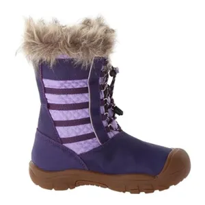 Keen Wapato WP Winter Boots Waterproof Brindle/Cerise Leather Boots Girl’s US 12