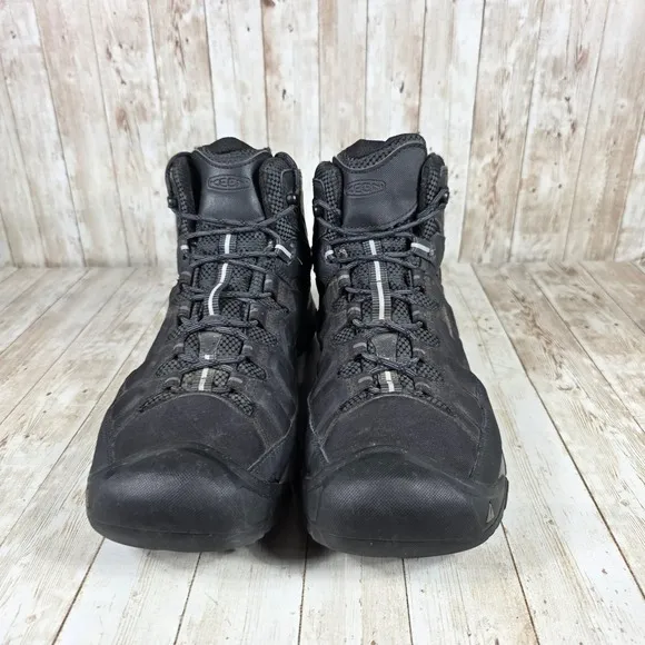 Keen Waterproof Hiking Boots Gore-Tex Lightweight Black Mens Size 16