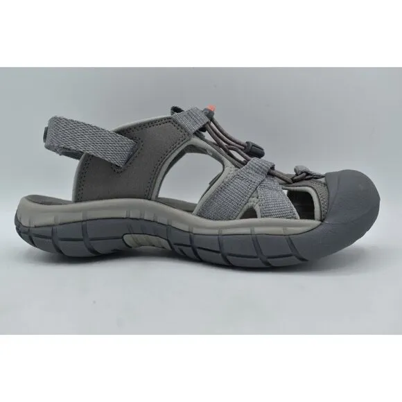 Keen Womens Size 10 Ravine H2 Steel Grey Coral Sport Sandals Shoes