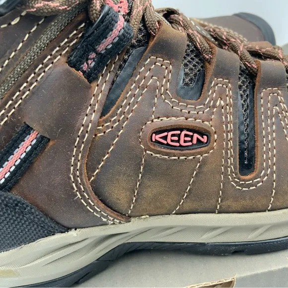 Keen Women’s Utility Hiking  Soft Toe Work Boots. Women Size 8W. Brown (NWB).