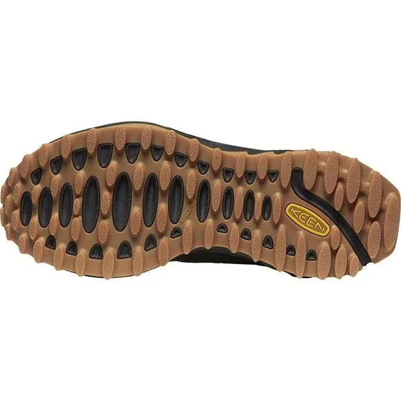KEEN Zionic Mid Waterproof Hiking Boots for Men Dark Olive/Scarlet Size 8.5