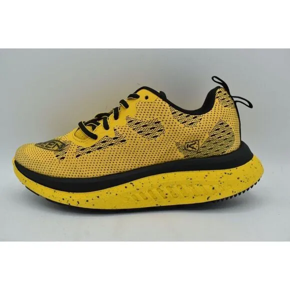 Keen Womens Size 7.5 WK400 Yellow Black Walking Shoes Sneakers