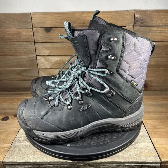 KEEN Women’s Size 8.5 M Revel IV 4 High Polar Waterproof Boots Black Boots
