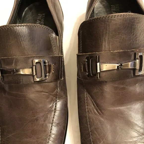 KENNETH COLE MEN'S NEW SLIP ON DRESS SHOES  SIZE: 10M