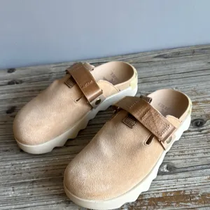 Kids Beige Slip-On Shoes