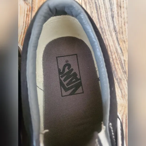 KIDS' VANS ASHER SLIP-ON SKATE SHOES